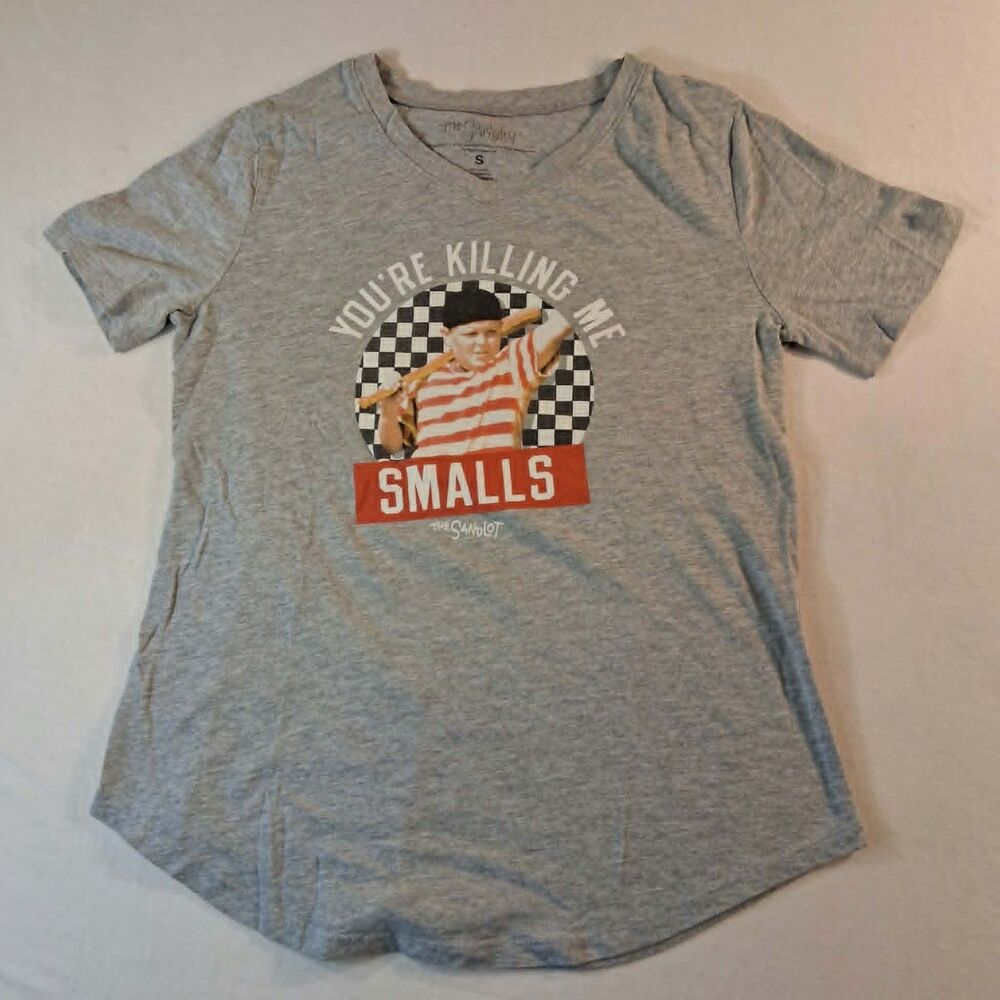 The Sandlot Youre Killing Me Smalls Gray Graphic T Shirt Womens Size S